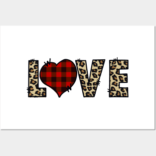 Leopard print Love Posters and Art